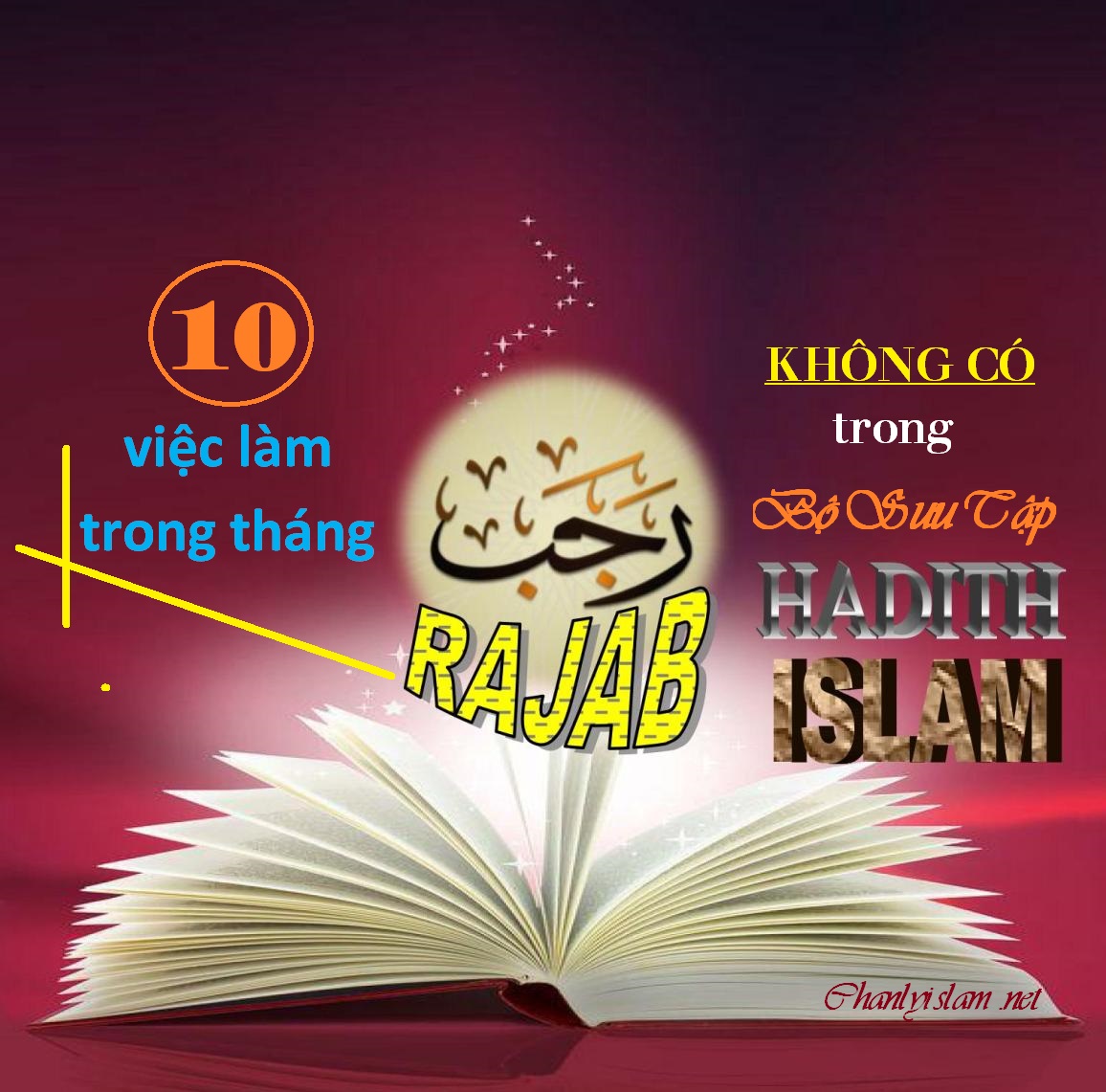 BÀI VIẾT VÀ THUYẾT GIẢNG AUDIO: “10 VIỆC LÀM TRONG THÁNG RAJAB KHÔNG CÓ TRONG BỘ SƯU TẬP HADITH ISLAM